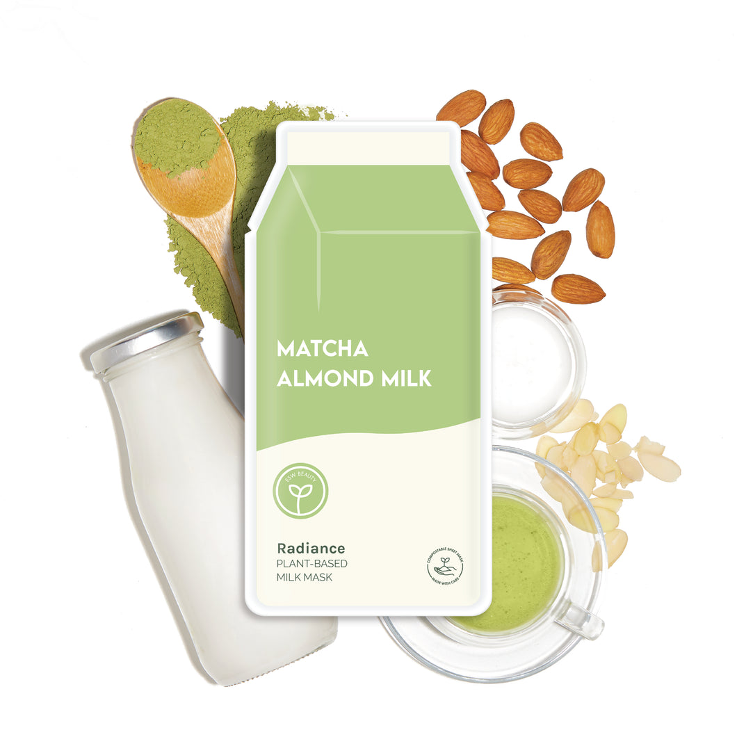 ESW Beauty - Matcha Almond Milk Radiance Plant-Based Milk Mask