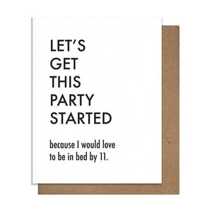 Let's get This Party Started Card