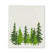 Load image into Gallery viewer, Evergreen Forest Tree Dish Cloths. Set of 2
