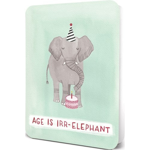 AGE IS IRR-ELEPHANT CARD