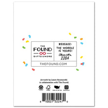Load image into Gallery viewer, Wordle Happy Birthday Card
