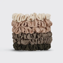 Load image into Gallery viewer, Kitsch Ultra Petite Satin Scrunchies 6pc - Eucalyptus
