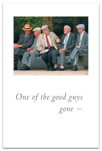 One Of The Good Guys Gone Card