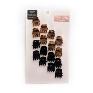 Kitsch - Mini Classic Claw Clips 16pc - Recycled Plastic