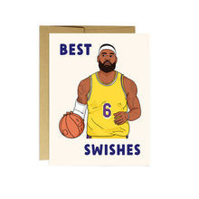 Load image into Gallery viewer, Lebron Best Swishes Card
