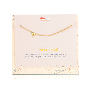 Celebrate You! Initial Necklace & Envelope