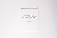 Load image into Gallery viewer, This Calls For Champagne &amp; Wine Card
