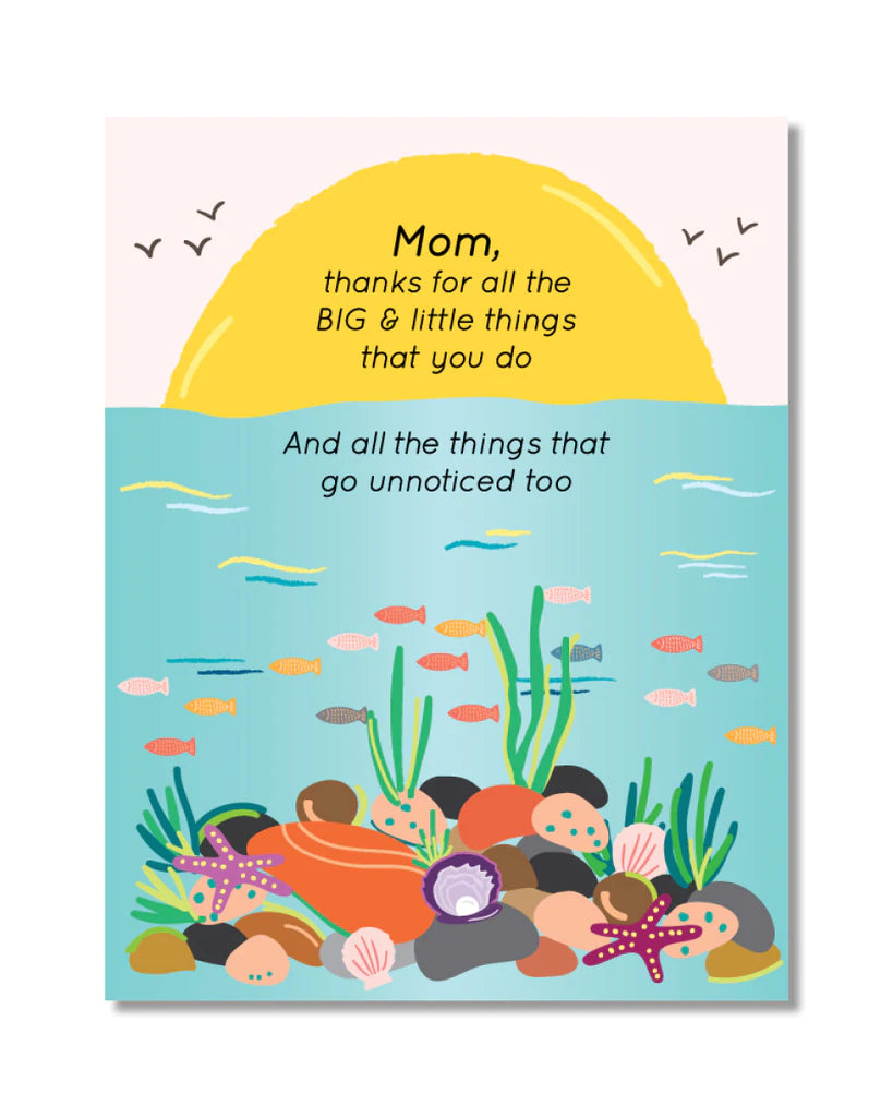 Mom Thanks For All The Big & Little Things You Do Card