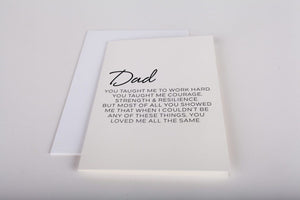 Dear Dad Card