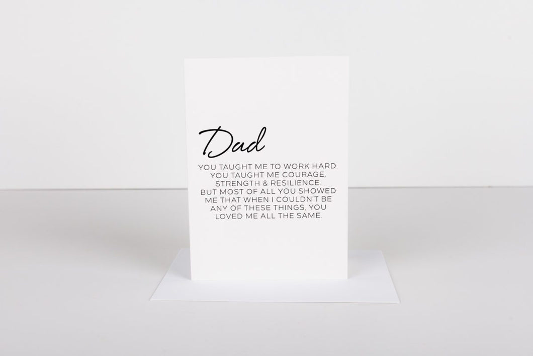 Dear Dad Card