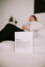 Load image into Gallery viewer, Dear Mom,  It&#39;s Because Of You..Card

