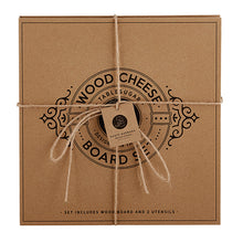 Load image into Gallery viewer, WOOD CHEESE BOARD - CARDBOARD BOOK SET
