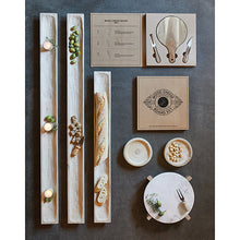 Load image into Gallery viewer, WOOD CHEESE BOARD - CARDBOARD BOOK SET
