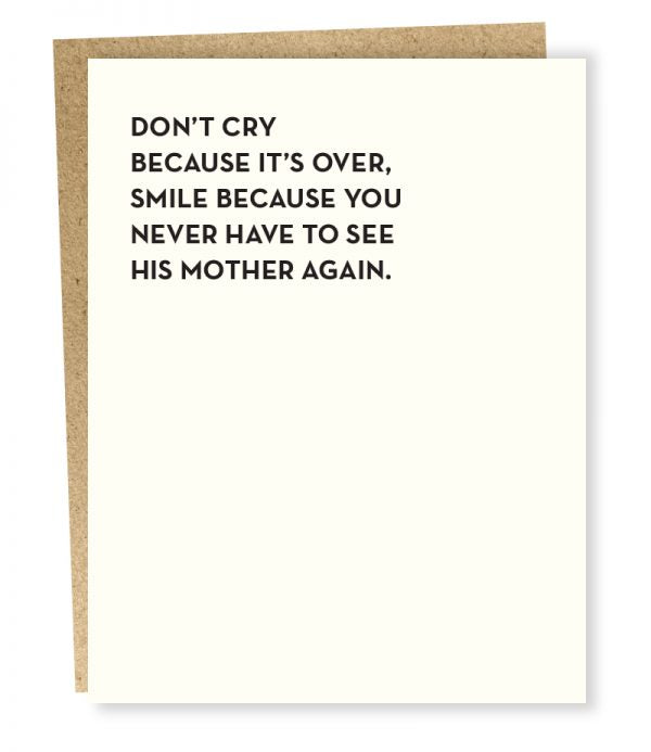 DON’T CRY CARD