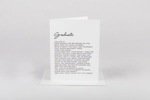 Dear Graduate Card