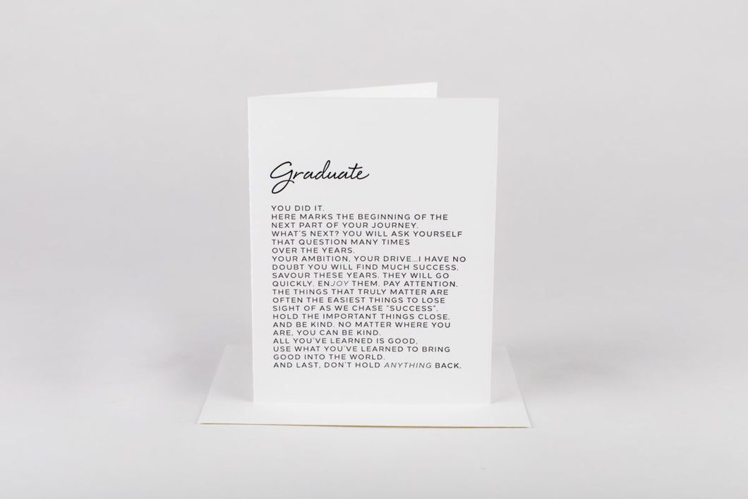 Dear Graduate Card
