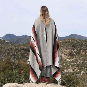 West Path - Grey Baja Diamond Blanket