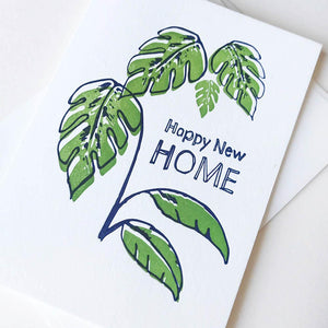 HAPPY NEW HOME PLANT CARD