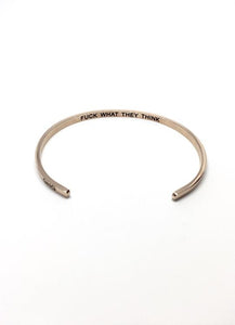 GlassHouseGoods - FUCK WHAT THEY THINK BRACELET