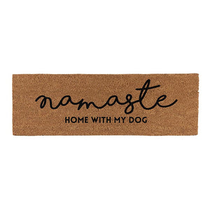 Namaste Home With My Dog - Door Mat