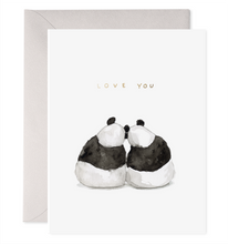 Load image into Gallery viewer, LOVE YOU PANDAS CARD
