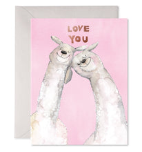 Load image into Gallery viewer, Llama love You Card

