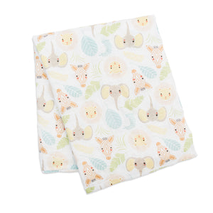 Lulujo Jungle Safari Swaddling Blanket