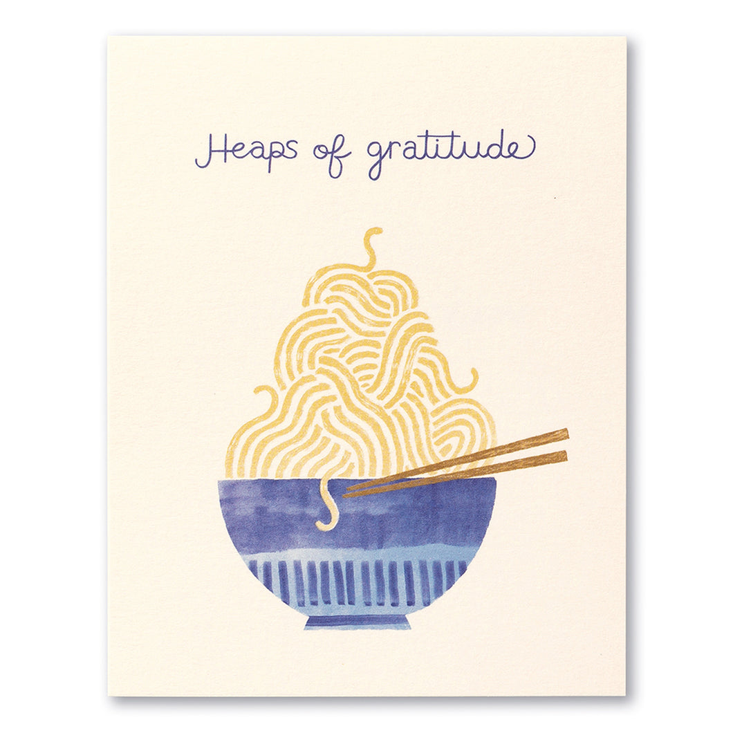 HEAPS OF GRATITUDE