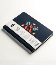 Load image into Gallery viewer, Denik - Evelynn Blue Embroidered Hardcover Layflat Journal
