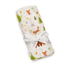 Load image into Gallery viewer, Loulou Lollipop Forest Friends Muslin Swaddle
