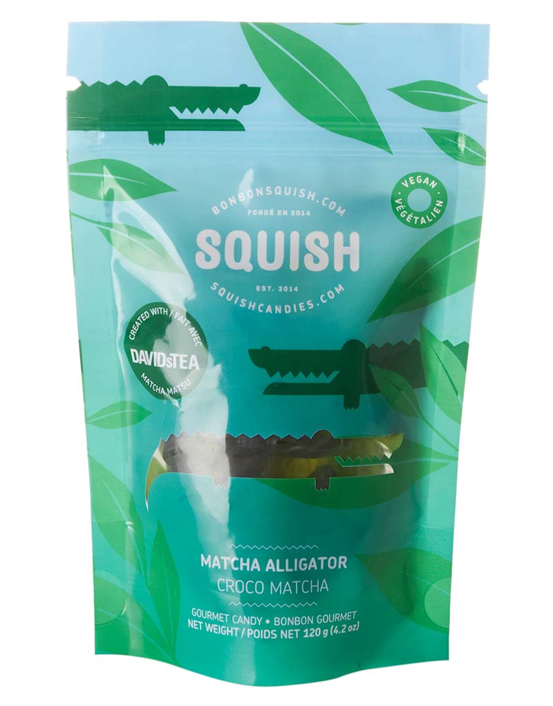 Squish Vegan Matcha Alligator Gourmet Candy