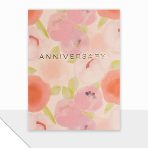 Anniversary Floral Card