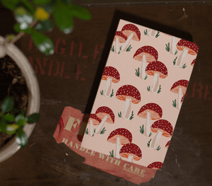 Denik - Peach Mushrooms Classic Layflat Notebook