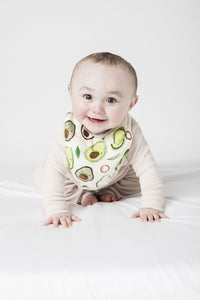LouLou Lollipop Avocado Muslin Bandana Bib Set