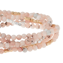 Load image into Gallery viewer, Scout - Stone Wrap:  Morganite/Black Tourmaline - Stones of Divine Love &amp; Protection
