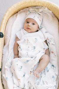Loulou Lollipop Football Muslin Swaddle
