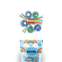 Load image into Gallery viewer, Squish Vegan Rainbow Belts Gourmet Candy
