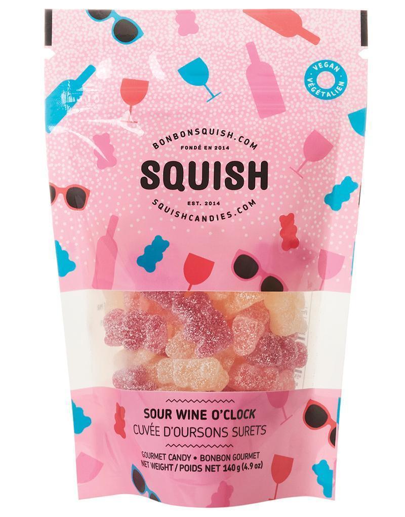 Squish Vegan Sour Wine O'Clock Gourmet Candy