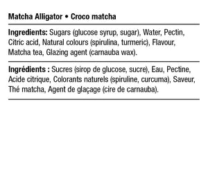 Squish Vegan Matcha Alligator Gourmet Candy