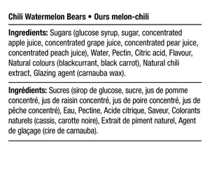 Squish Vegan Chili Watermelon Bears Gourmet Candy