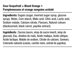 Squish Vegan Sour Grapefruit Blood Orange Gourmet Candy