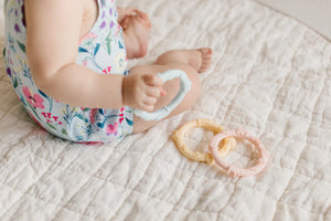Loulou Lollipop Wild Teething Ring Set - Pastel