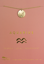 Load image into Gallery viewer, Aquarius Zodiac Necklace
