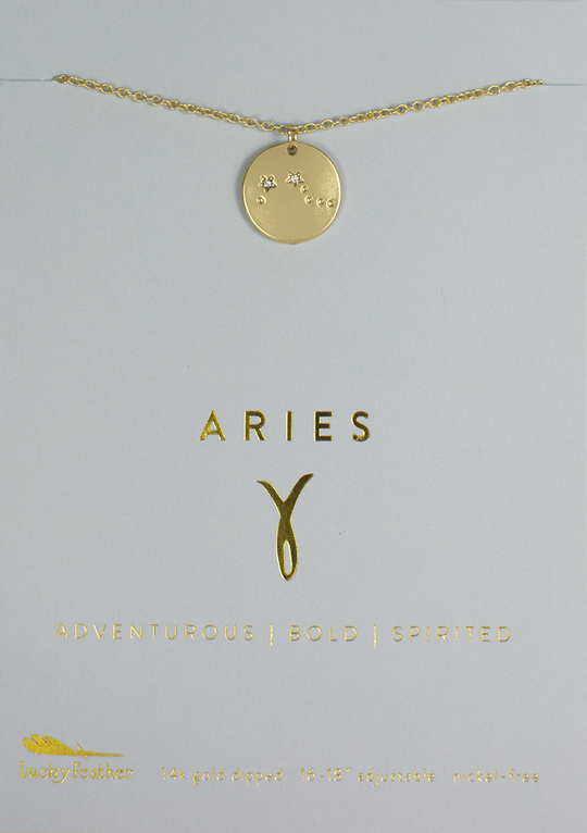 Aries Zodiac Necklace