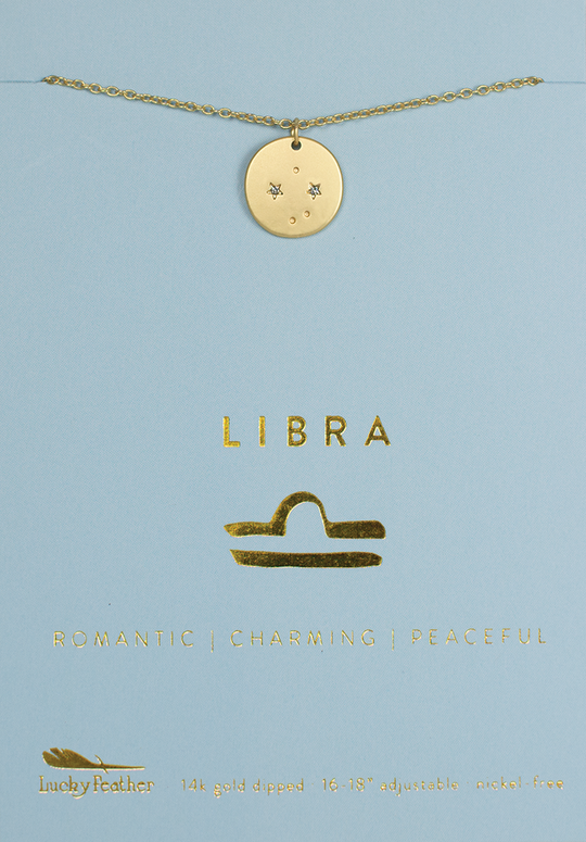 Libra Zodiac Necklace
