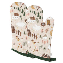 Load image into Gallery viewer, Cosy Cottage Oven Mitt Set of 2
