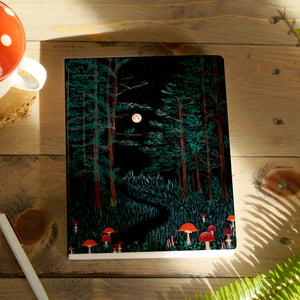 Denik - Moonrise Forest Medium Layflat Notebook