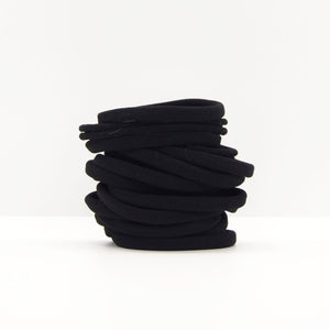 Kitsch Eco-Friendly Nylon Elastics 20pc set Black