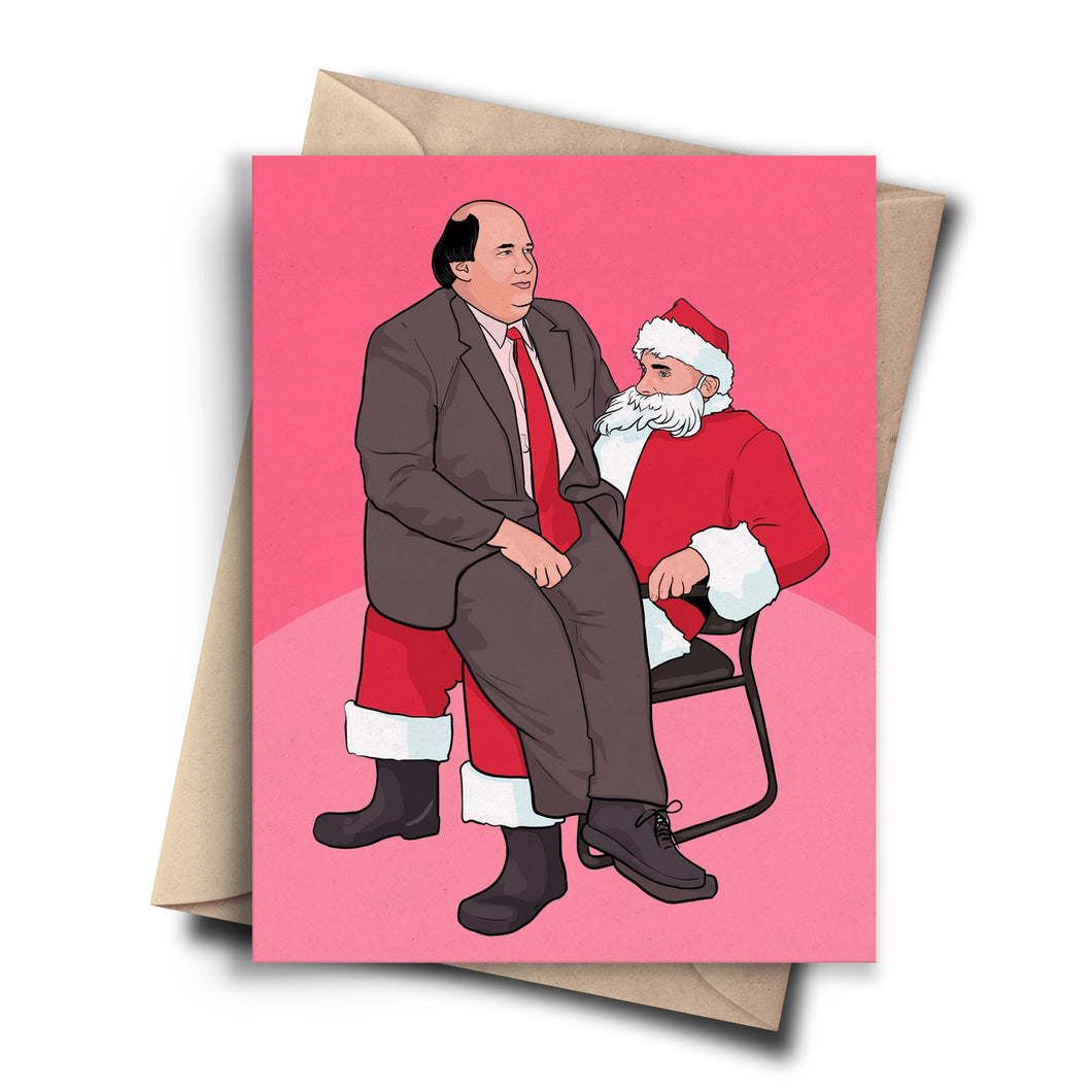 The Office - Kevin Malone Santa Card