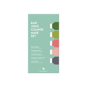 ESW Beauty - Raw Juice Cleanse Mask Set of 5